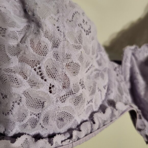 ****AUDEN POWDER PURPLE UNDERWIRE LACE BRA SZ 38B - Picture 3 of 6